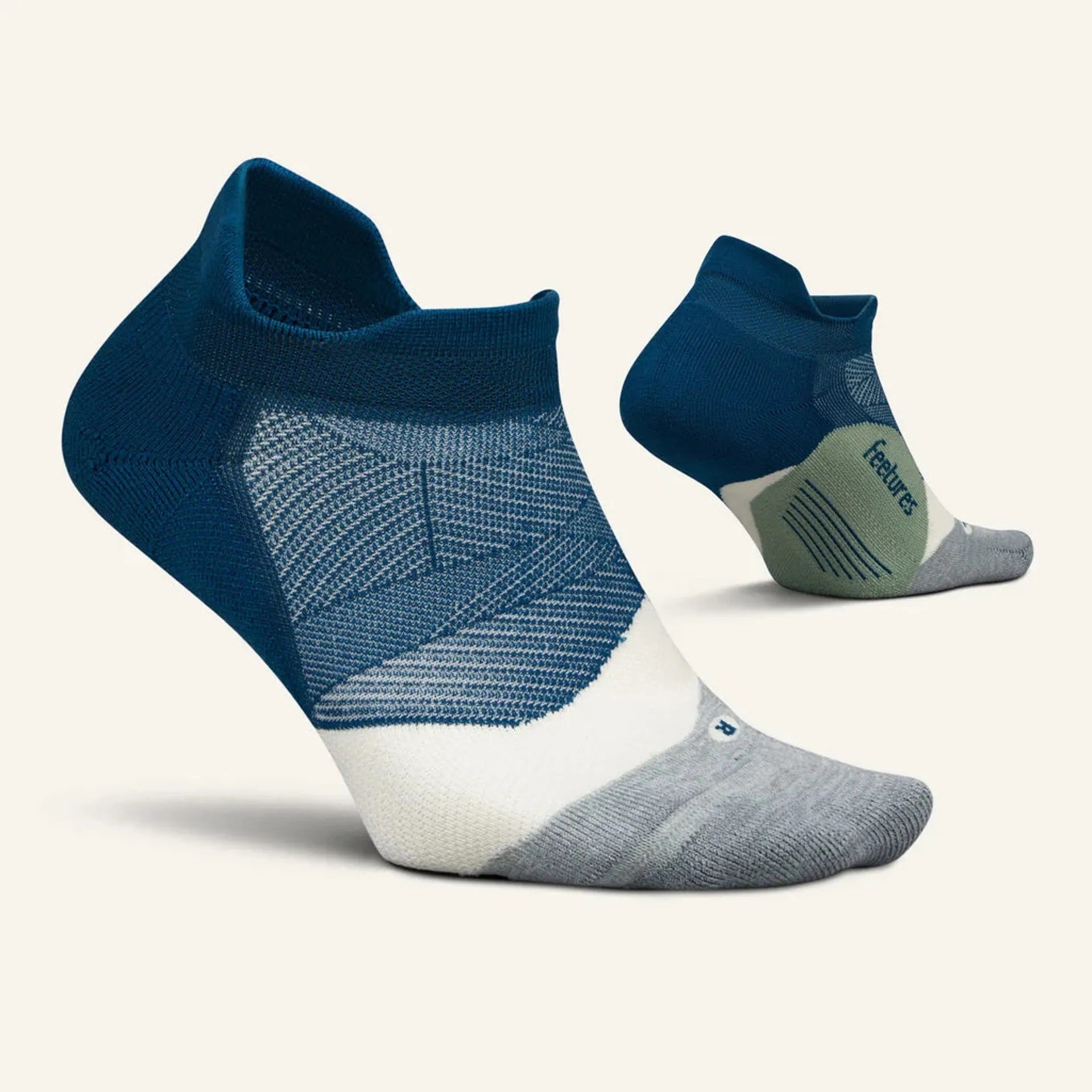 Feetures Elite Light Cushion Tab Socks Midnight Woods