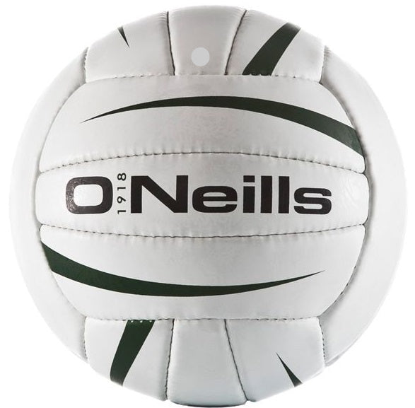 White sports ball with 'O'Neill' branding on a white background