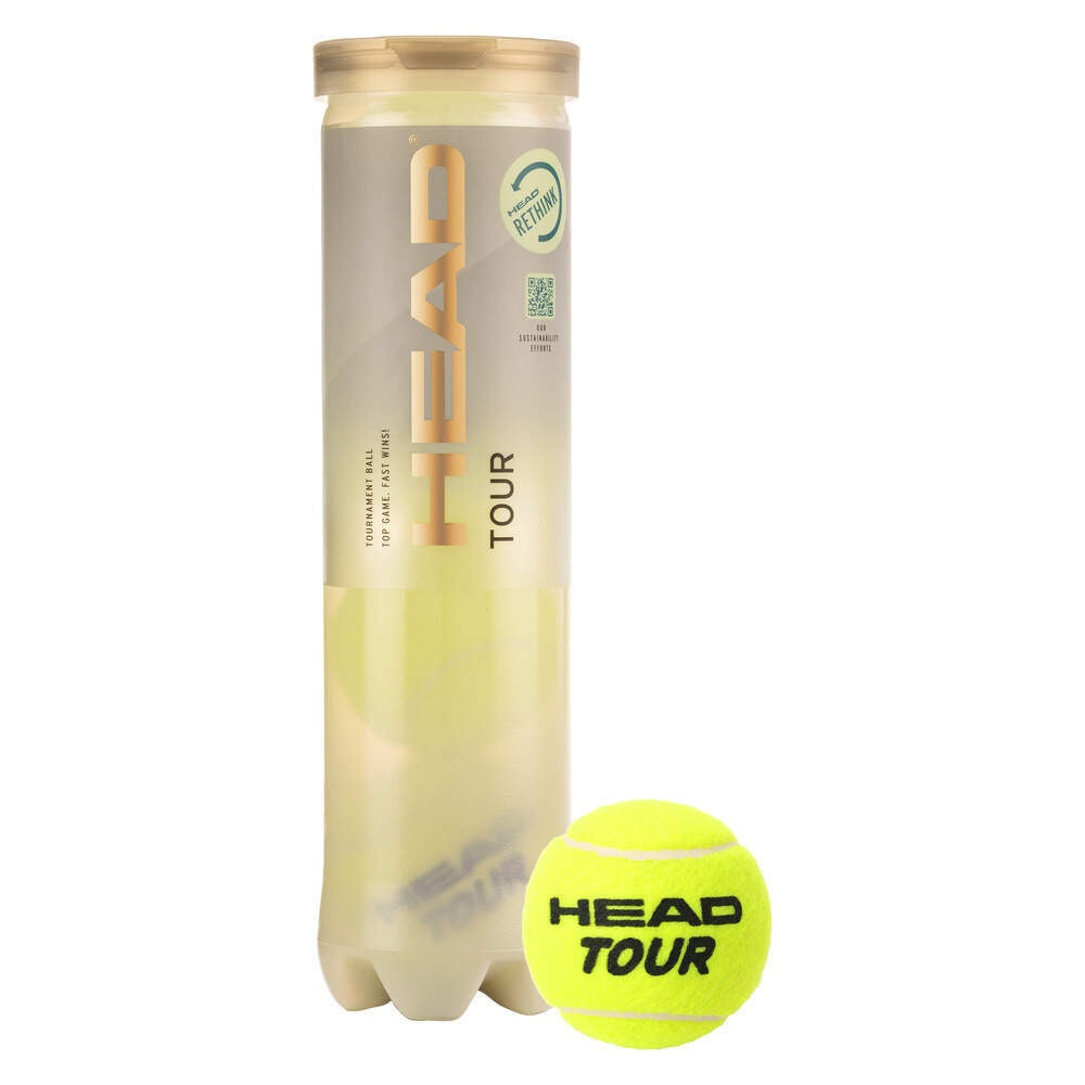 Head Tour Tennis Balls 4 Pack