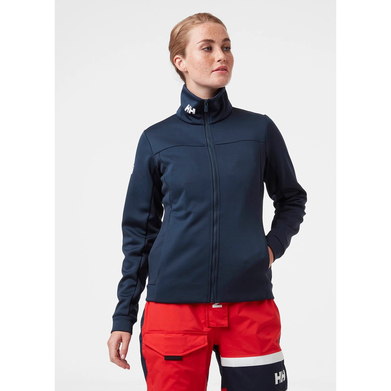 Helly Hansen Women's Crew Fleece Jacket Navy