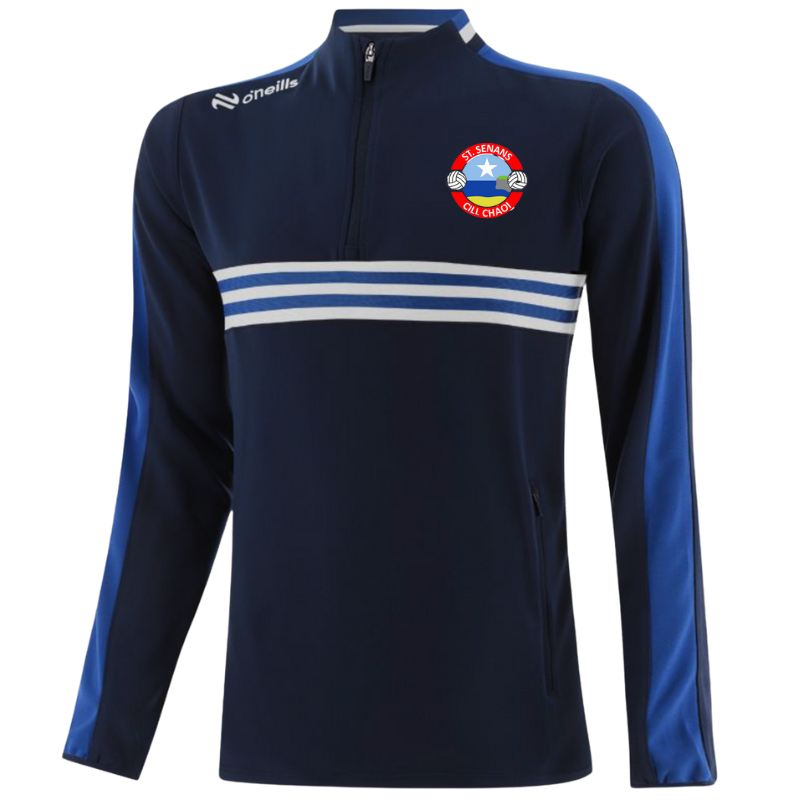 O'Neills Kilkee GAA Dromore Squad Half Zip Marine Royal White