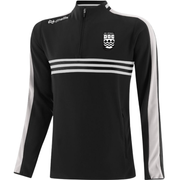 O'Neills Ennistymon GAA Dromore Squad Half Zip Black White