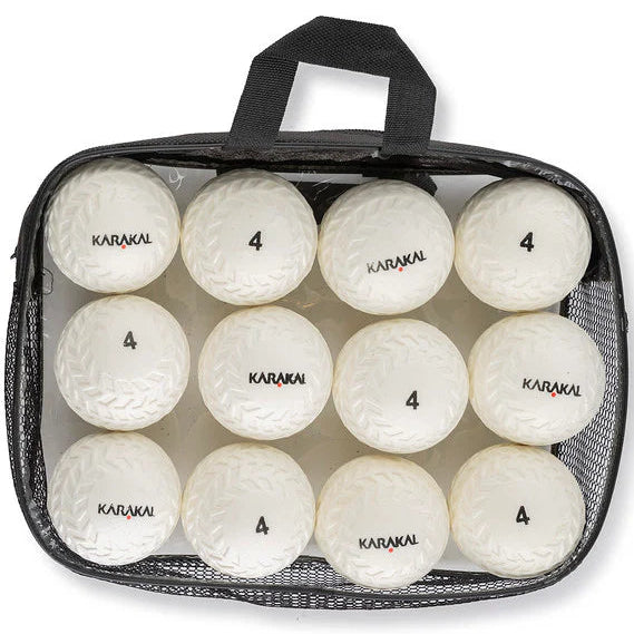Karakal Speed Ball White 12 Pack