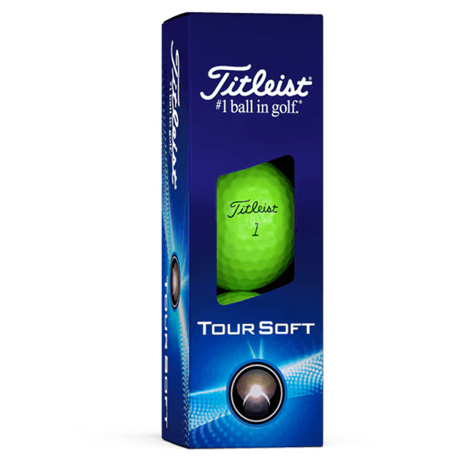 Titleist Tour Soft Golf Balls 3 Pack Green