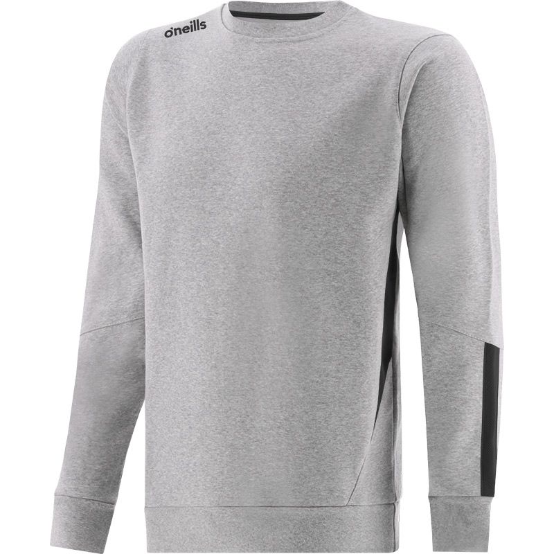 O'Neills Jenson Crew Neck Fleece Sweatshirt | Grey Black