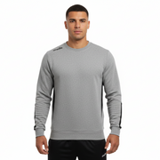 O'Neills Jenson Crew Neck Fleece Sweatshirt | Grey Black