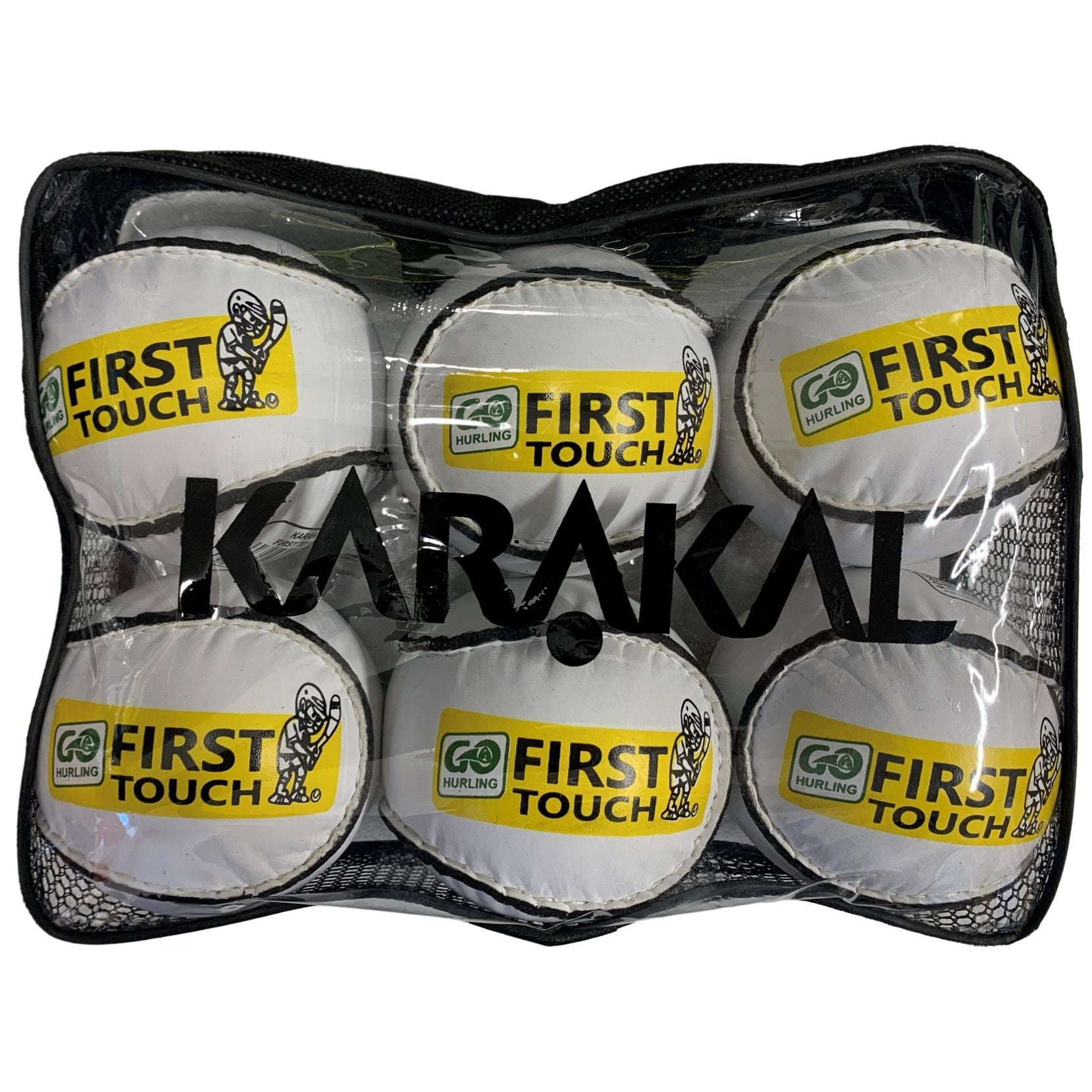 Karakal First Touch Sliotar White 6 Pack
