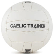 White Gaelic Trainer ball on a white background