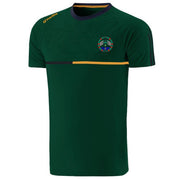 O'Neills Killimer GAA Synergy Tee Shirt Bottle Green Amber