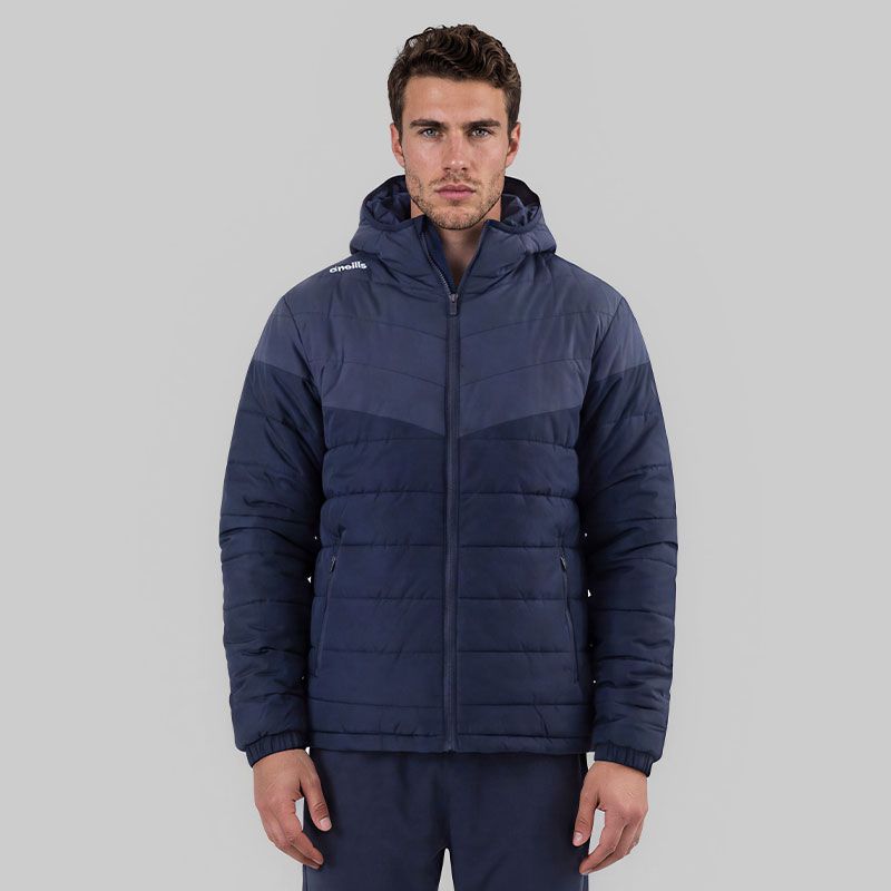 O'Neills Men's Maddox Hooded Padded Jacket Navy