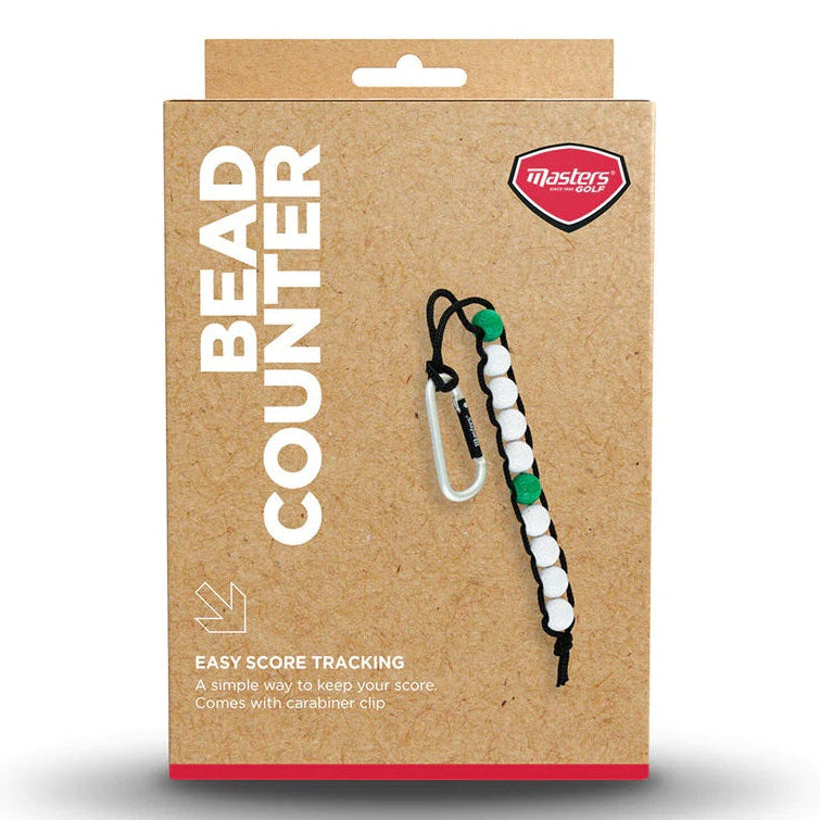 Bead counter packaging with Master's Mark logo on a white background