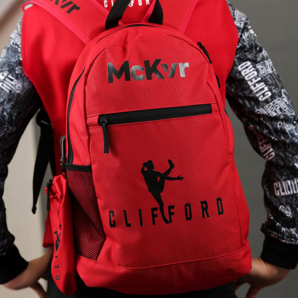 McKvr David Clifford Back Pack - Red