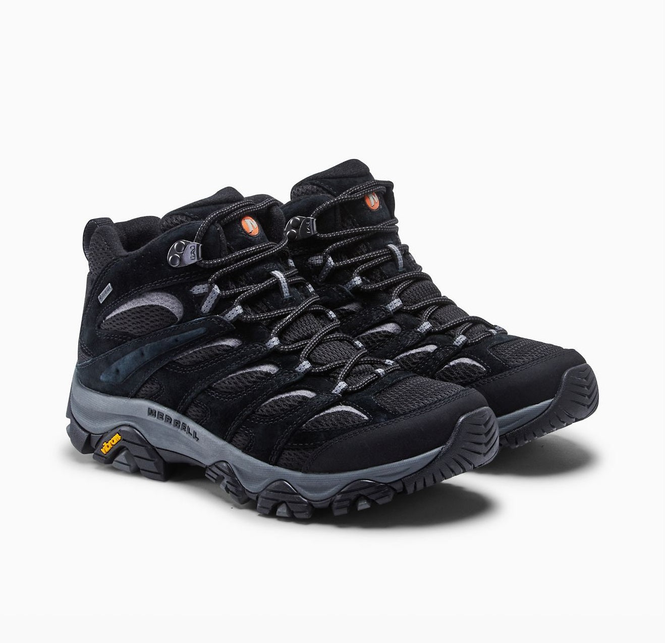 Merrell Moab 3 Mid GORE-TEX® Mens Hiking Boots Black Grey