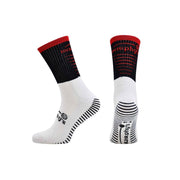 Murphys Pro Mid GAA Grip Socks  Black Red