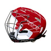Mycro Hurling Helmet Splash Red White