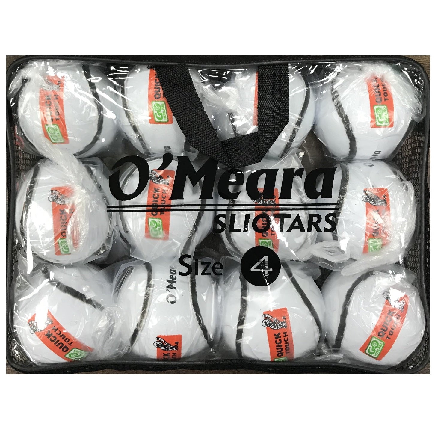 O'Meara Quick Touch Sliotar White 12 Pack