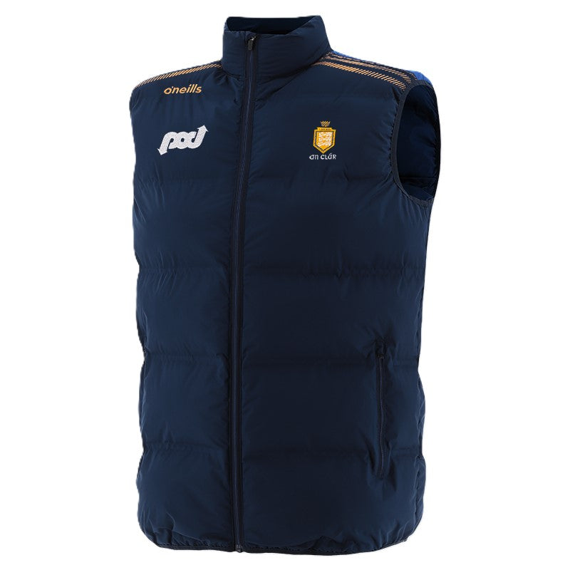 O'Neills Clare GAA Dynamo Padded Gilet Navy Royal