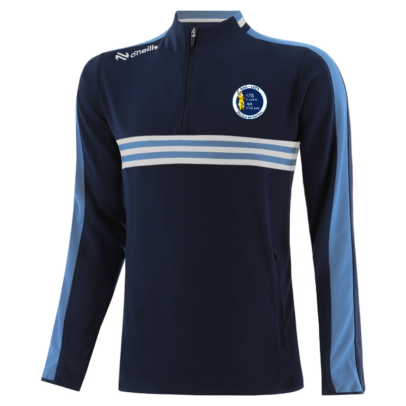 O'Neills Cooraclare GAA Dromore Squad Half Zip Navy Sky
