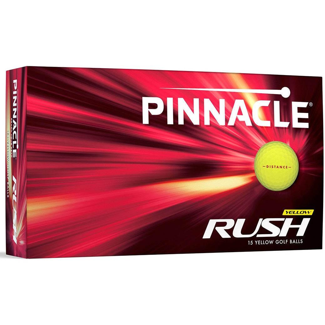Pinnacle Rush Golf Ball 15 Pack Yellow