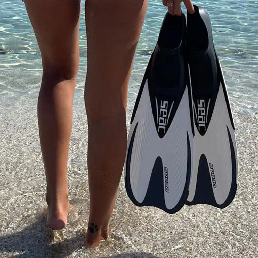 SEAC Pinne Speed Snorkelling Fins White