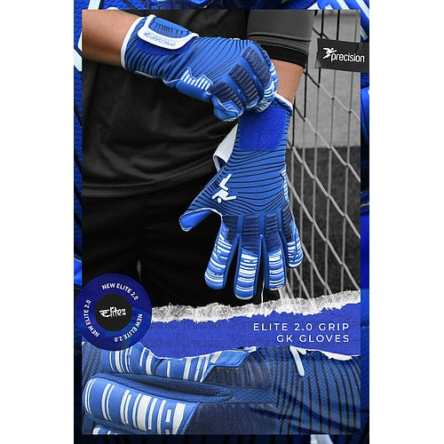 Precision Elite 2.0 Goalkeeper Gloves Blue