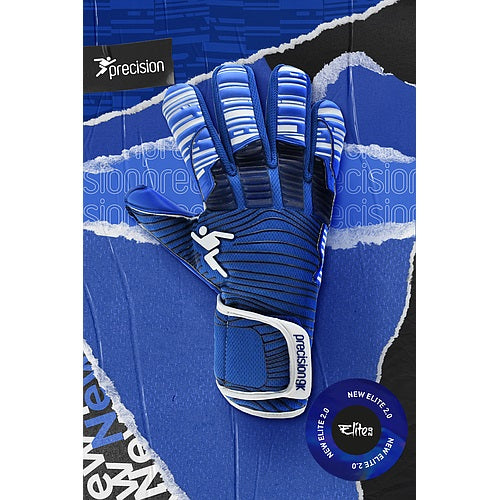Precision Elite 2.0 Goalkeeper Gloves Blue