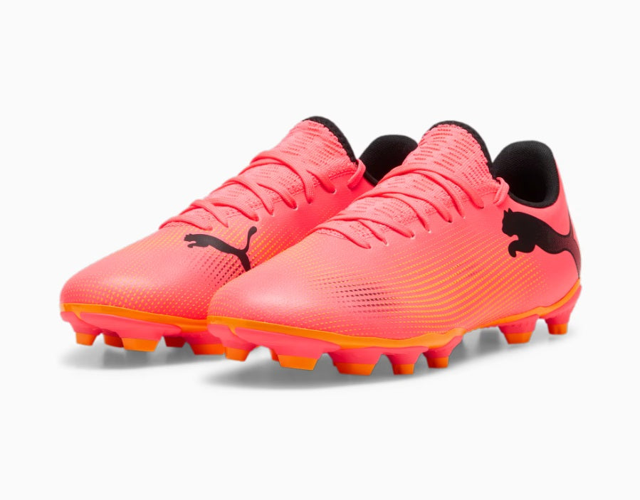 Puma Future 7 Play Firm Ground Football Boots Sunset Glow
