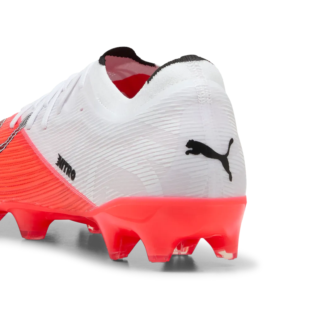 Puma Ultra Nitro 7 Match Firm Ground Unisex Football Boots Red White