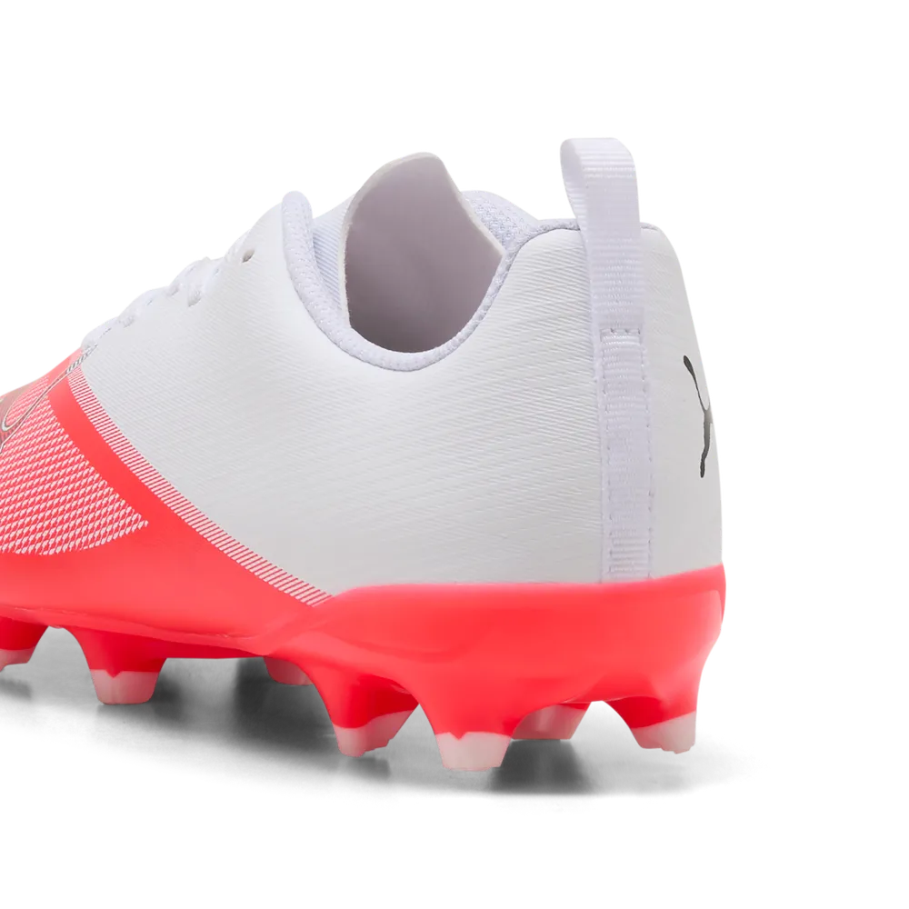 PUMA ULTRA 7 PLAY Firm Ground Junior Football Boots Red White