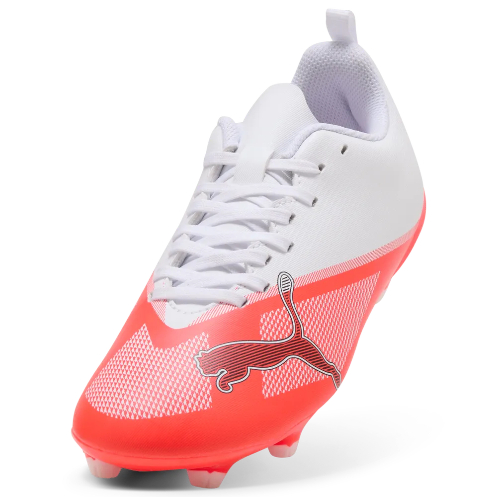 PUMA ULTRA 7 PLAY Firm Ground Junior Football Boots Red White