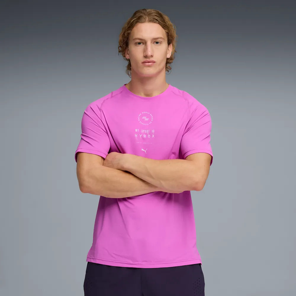 Puma x Hyrox Dryelite Training Tee Men's Orchid