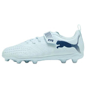 Puma Future 9 Play Firm Ground Velcro Junior Football Boots Icy Blue