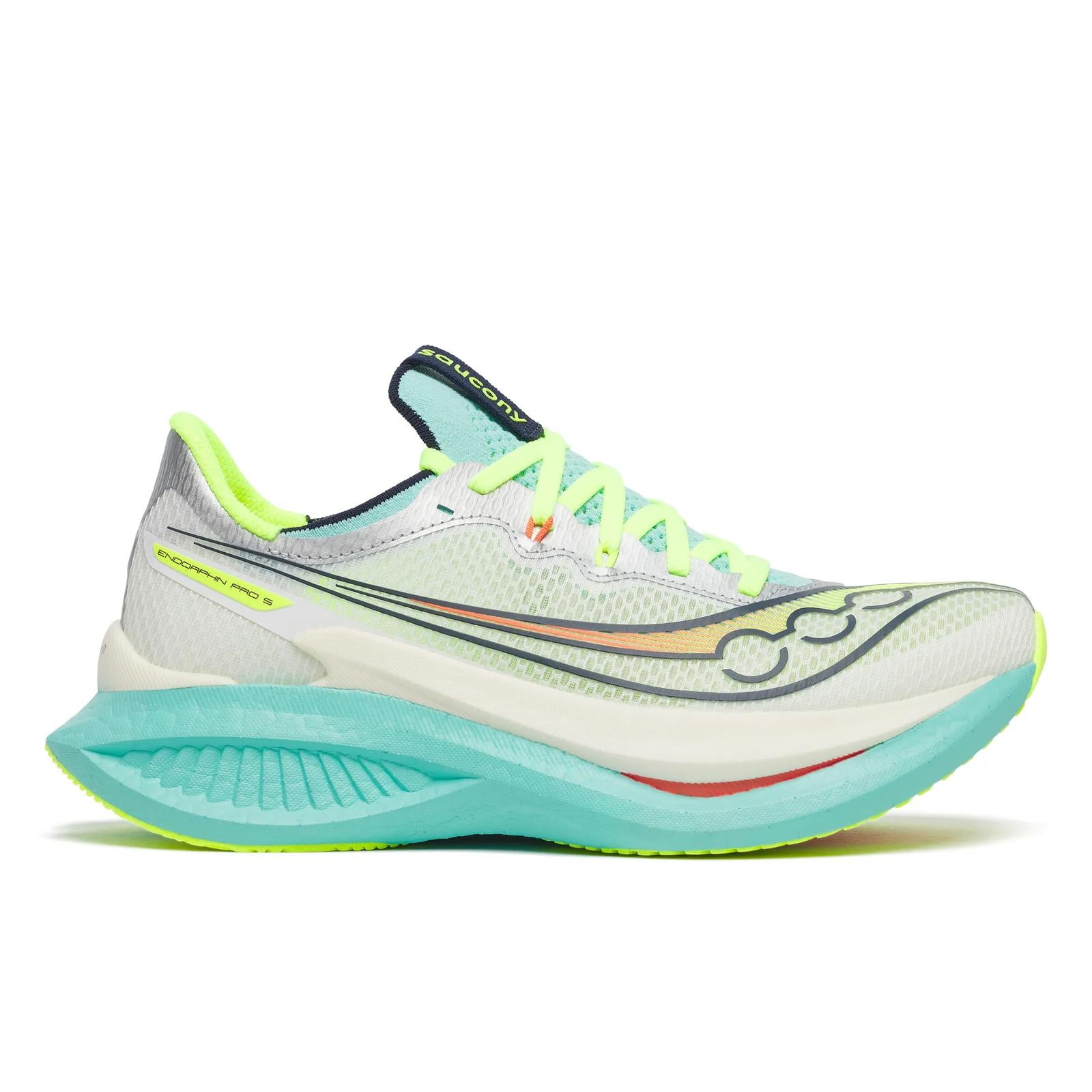 Saucony  Endorphin Pro 5 Women's Running Shoes White Splash