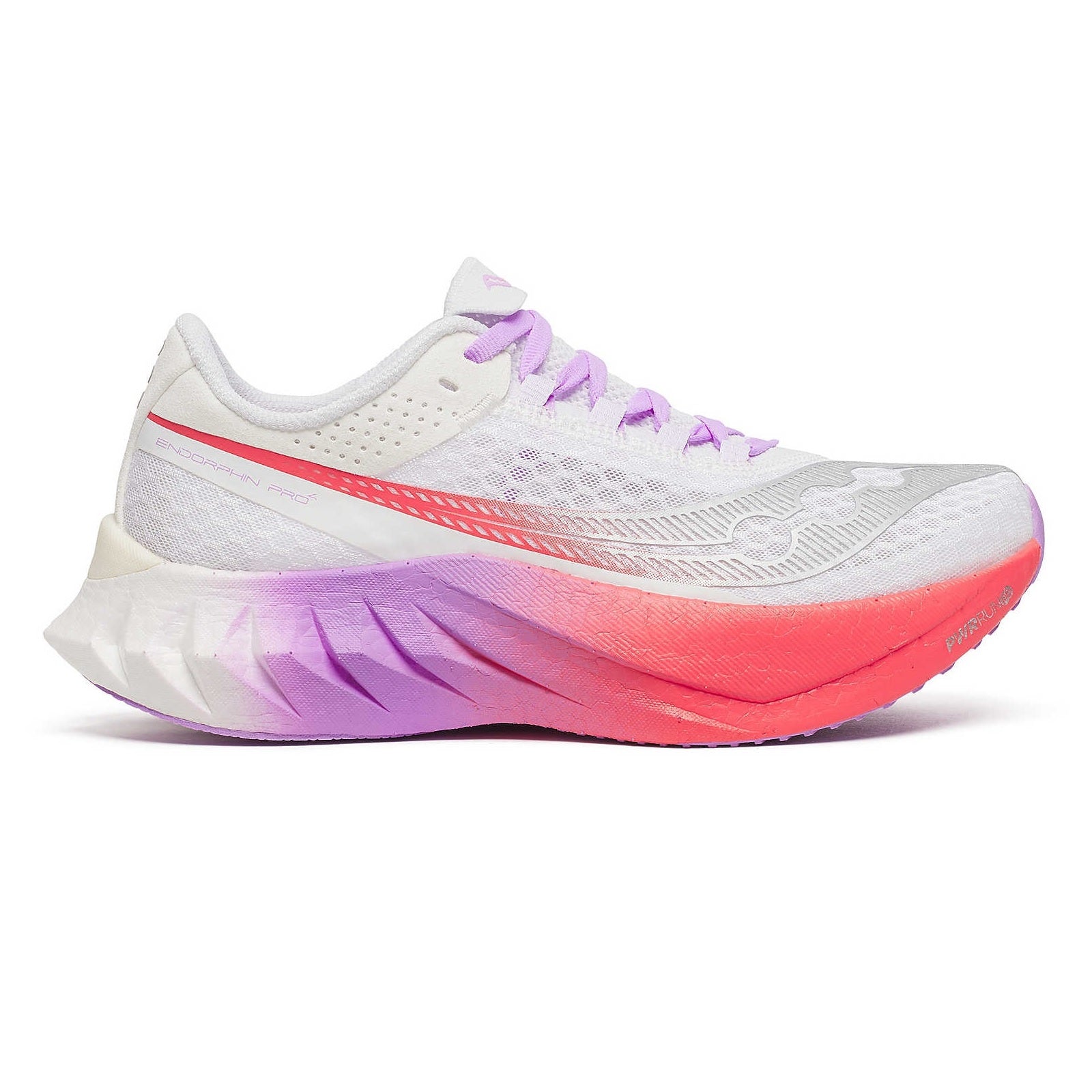 Saucony Endorphin Pro 4 Women's Running Shoes White Crocus
