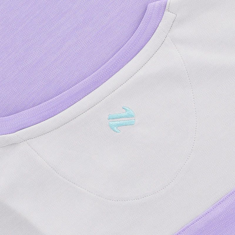 O'Neills Clare GAA Women's Sedona T-Shirt Purple White Green