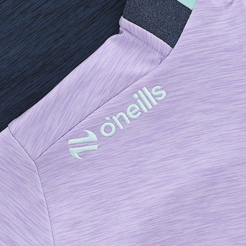 O'Neills Clare GAA Women's Sedona Brushed Half Zip Top Navy Purple Green