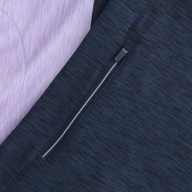 O'Neills Clare GAA Women's Sedona Brushed Half Zip Top Navy Purple Green