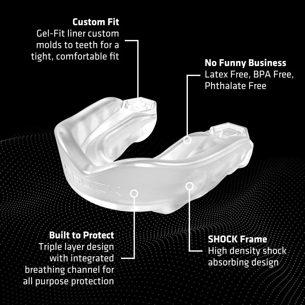 Shock Doctor Gel Max Mouthguard Clear