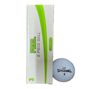 Spalding golf ball with packaging on a white background