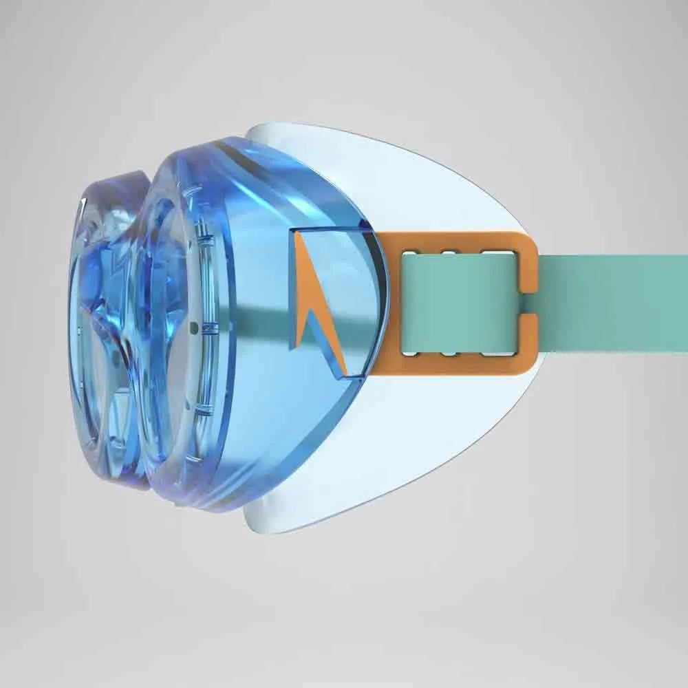 Speedo Futura Hydrospex Swimming Goggles Junior Green Blue