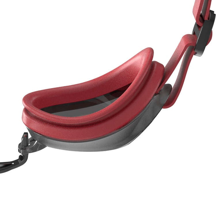 Speedo Jet Swimming Goggles Lava Red Smoke