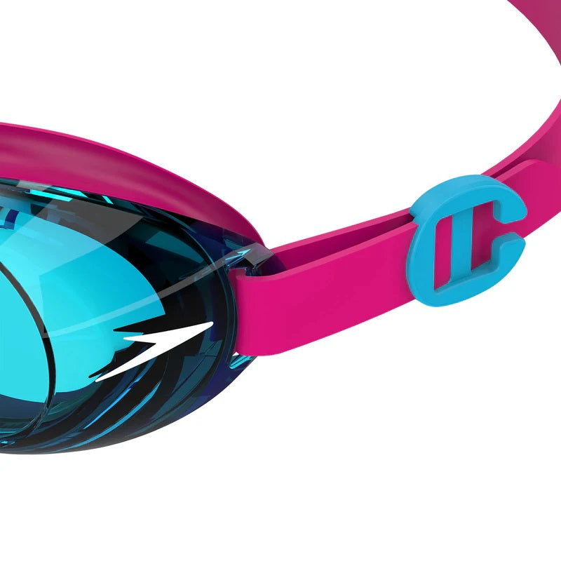 Speedo Jet 2.0 Junior Swimming Goggles Pink Blue