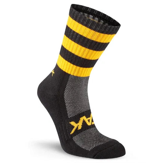 Atak Shox Mid Lenght Football Socks Black Amber