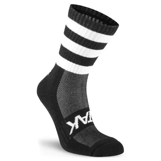 Atak Shox Mid Lenght Football Socks Black White