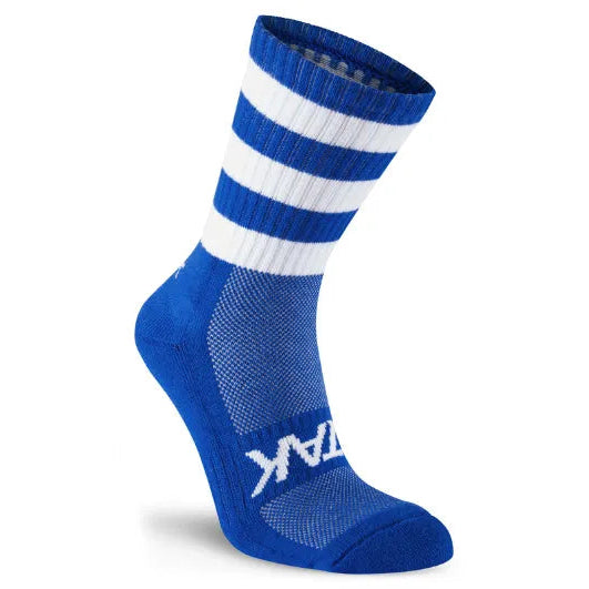 Atak Shox Mid Lenght Football Socks Royal White