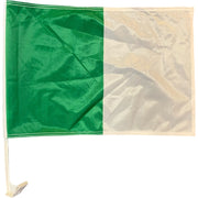 TCF Car Flag Green White