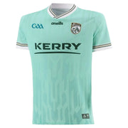 Light blue sports jersey with 'Kerry' branding on a white background