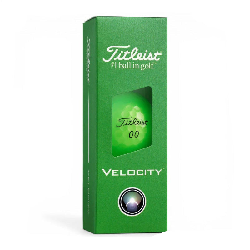 Titleist Velocity Golf Balls 3 Pack Green