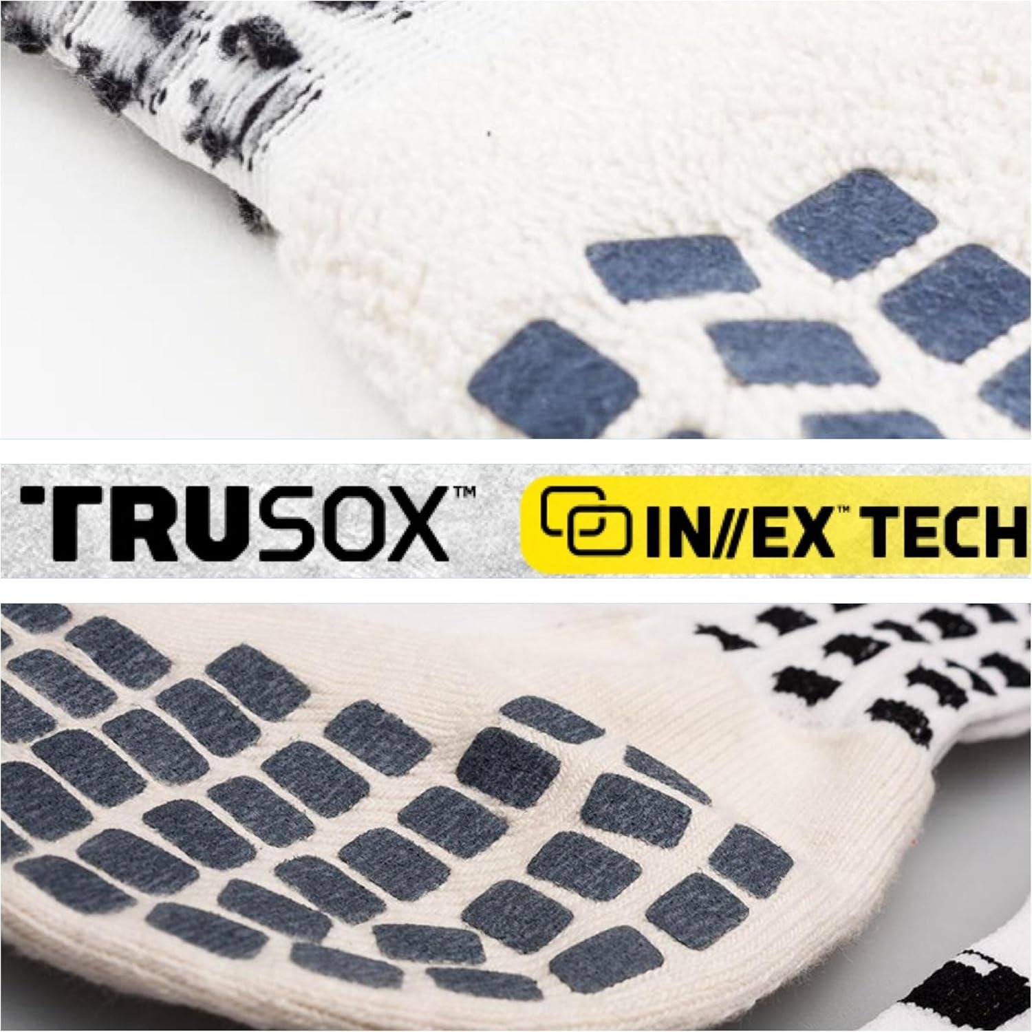 Trusock Mid Calf Non Slip Crew Sock
