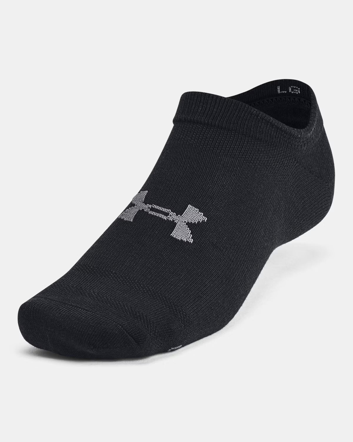 Under Armour Essential Unisex 6-Pack No-Show Socks Black
